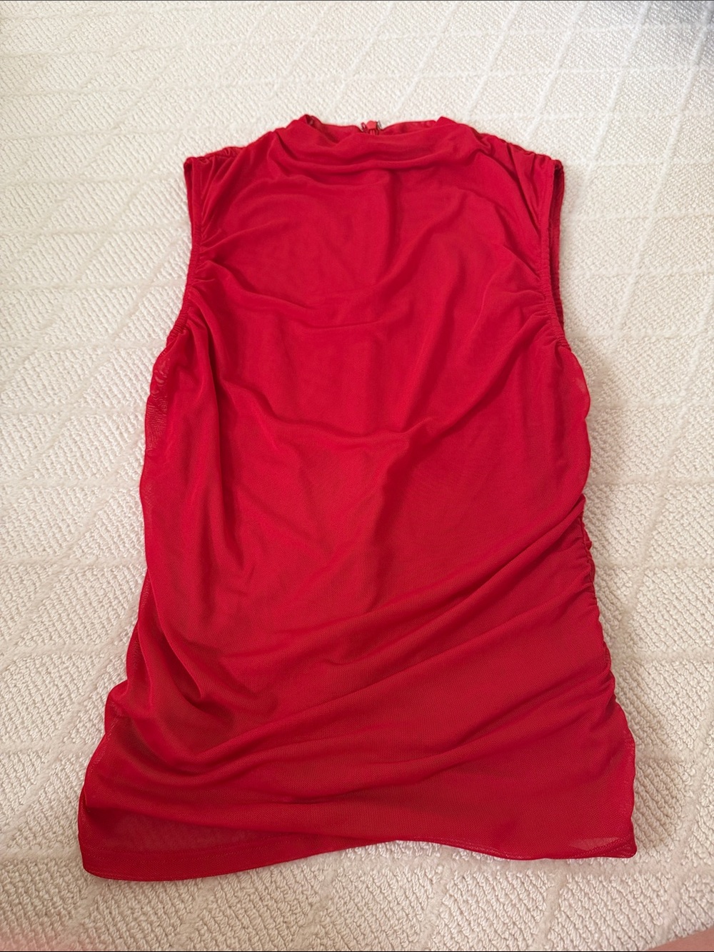 Miaou Vibrant Red Sleeveless Tank